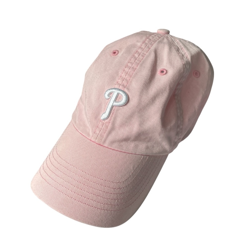Phillies Women’s Baseball Cap Officially Licensed Light Pink Size S/M Adjustable
